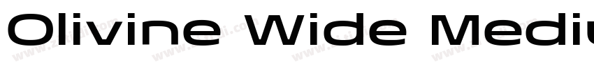 Olivine Wide Medium字体转换